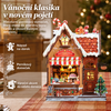 Vánoční perníková chaloupka – DIY miniaturní domeček s LED | CuteBee
