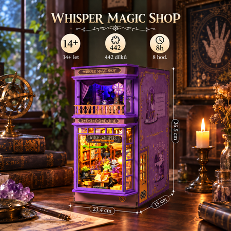 Whisper Magic Shop – DIY Book Nook Robotime | 3D puzzle Dárek