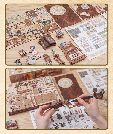DIY Book Nook - Obchod se starožitnostmi | Cutebee 3D miniatura domu