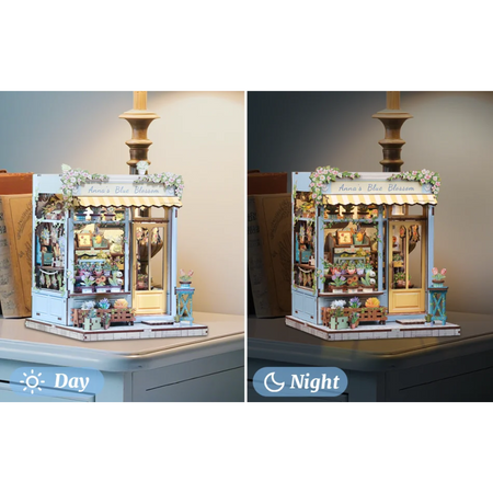 DIY Book Nook - Anna's Blue Blossom | Cutebee