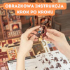 DIY Book Nook Vánoční sada - Rezidence hraběte Kocoura | Cutebee Miniaturní domeček