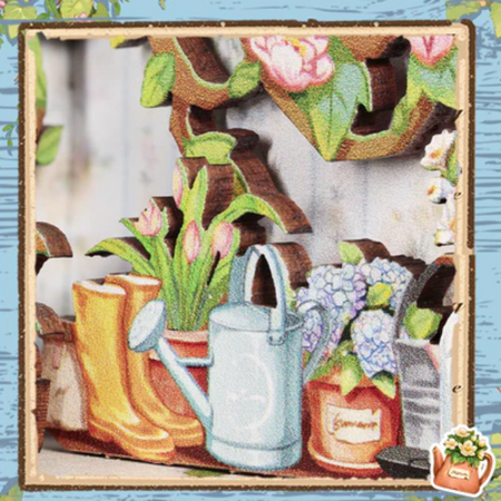 DIY Book Nook - Anna's Blue Blossom | Cutebee