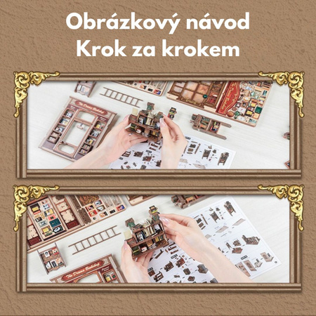 DIY Book Nook - Drama Bookshop | Cutebee