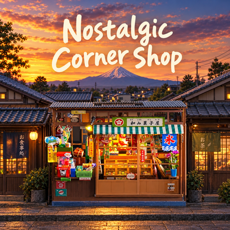 Nostalgic Corner Shop – DIY Miniaturní domeček | Robotime