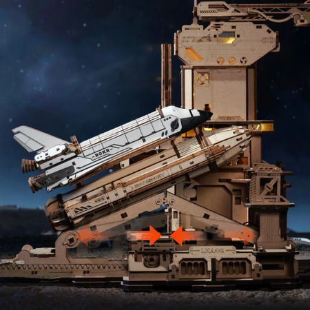 Dřevěná stavebnice Puzzle 3D - Space Shuttle | Rolife ROKR