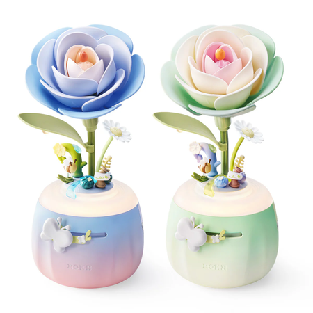Puzzle 3D – Minty Camellia Lamp | ROKR