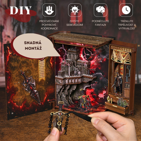 Sword of Fire – DIY Book Nook Minicity | 3D puzzle Dárek