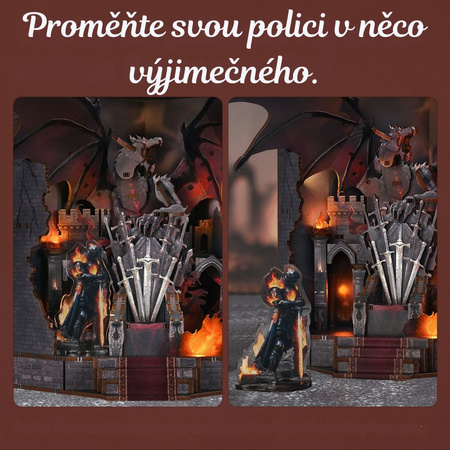 DIY Book Nook - Throne of Blades | Minicity Miniature House