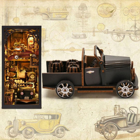 DIY Book Nook - Automobil