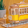 Historická tramvaj Vintage – 3D puzzle Rolife, DIY model