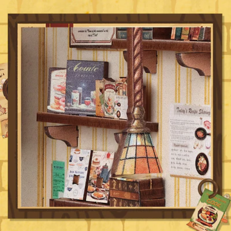 DIY Book Nook - Kuchařská knihkupectví | Cutebee