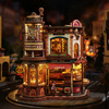 Dream Coffee Factory – 3D puzzle Rolife, kavárna s LED (593 dílků)