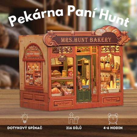 DIY Miniaturní dům - paní. Pekárna Hunt | Cutebee