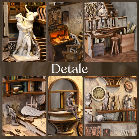 DIY Book Nook – Sochařský ateliér