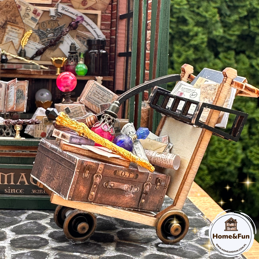 DIY miniaturální domeček - Miniature Magic DIY Shop | Cutebee Puzzle 3D – nápad na dárek