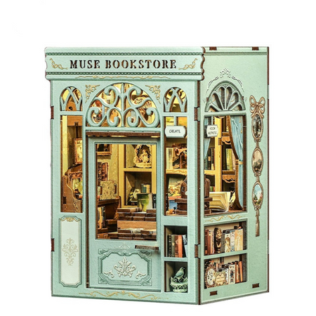 DIY Book Nook - Knihkupectví Muse | Cutebee