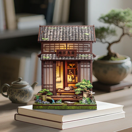 DIY Book Nook - Kirishima Cha-an Cutebee Puzzle 3D