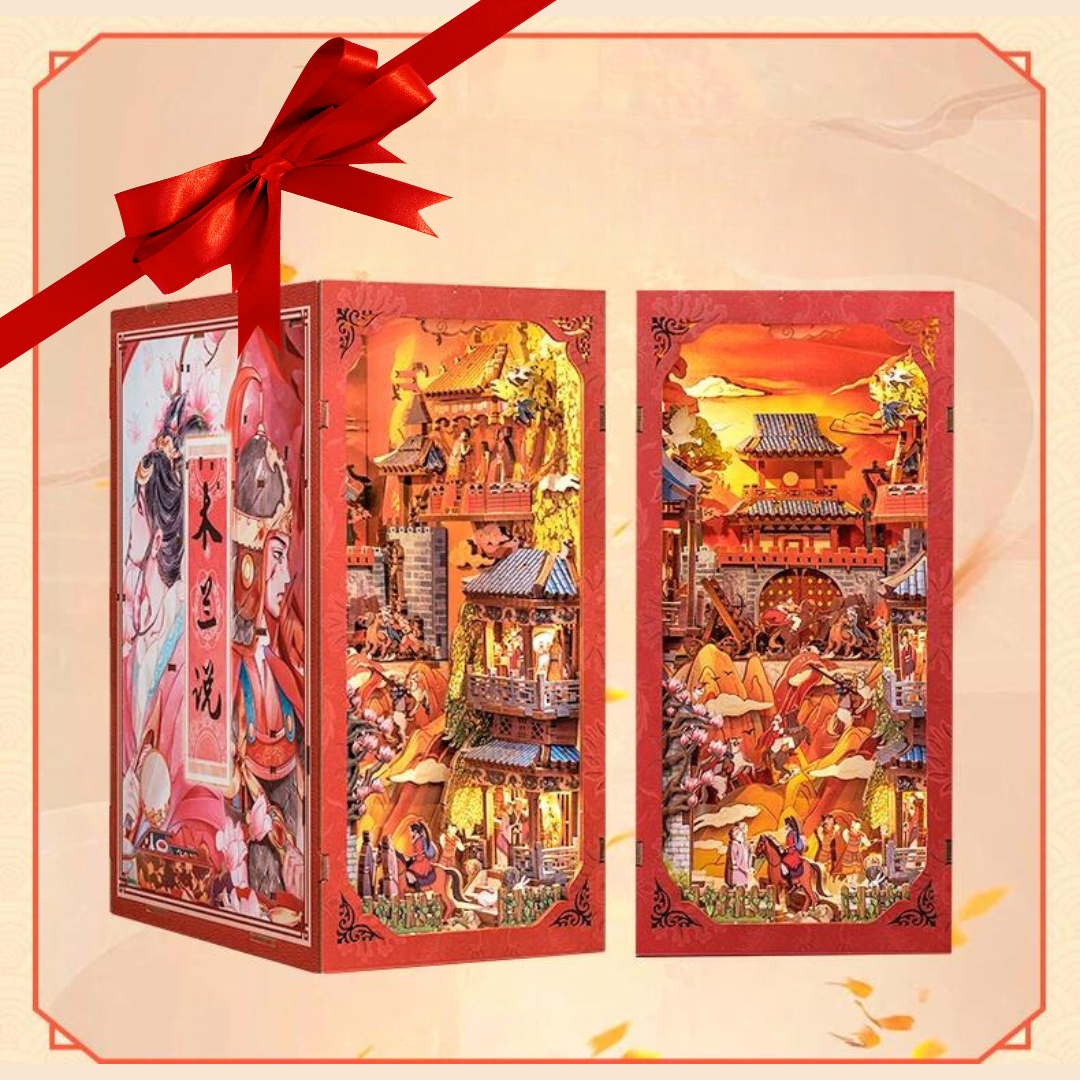 DIY Book Nook - Legenda o Mulan | Cutebee Miniaturní dům – nápad na dárek