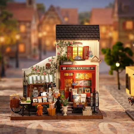 Mini domeček 3D – Vienna Bookstore | Rolife