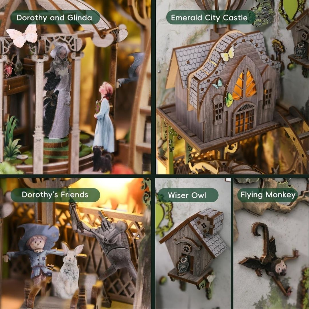 Ikony pohádky na dosah – DIY Book Nook - Čaroděj ze země Oz