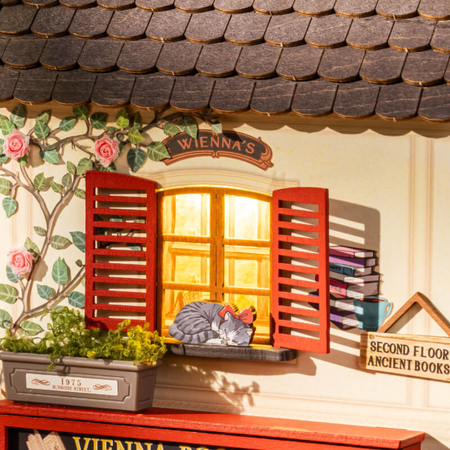 Mini domeček 3D – Vienna Bookstore | Rolife