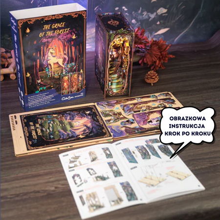 Vánoční sada Book Nook - Grace of the Forest | Cutebee