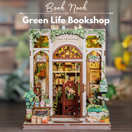 Vánoční sada Book Nook - Knihkupectví Green Life | Cutebee