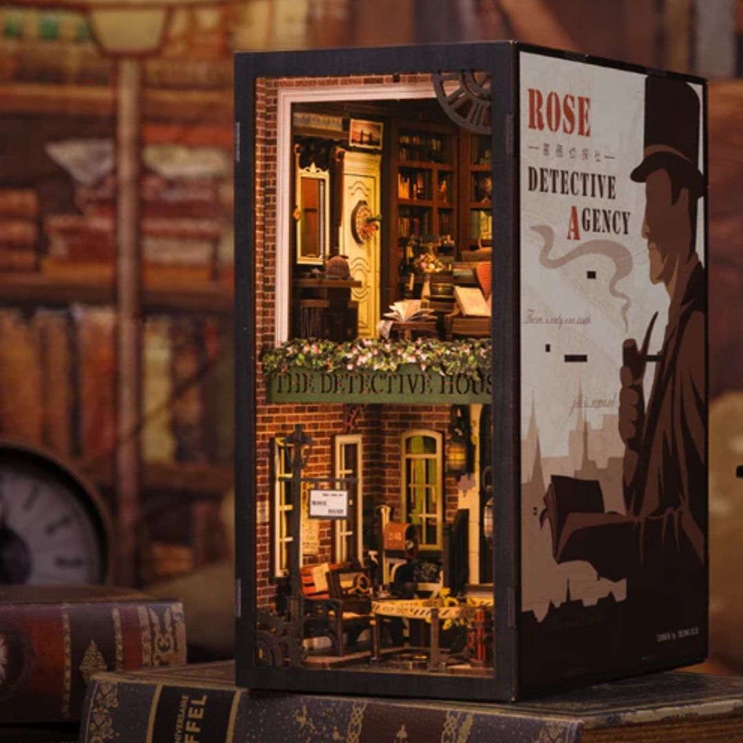 DIY Book Nook - Detective Agency | Cutebee miniaturní domeček