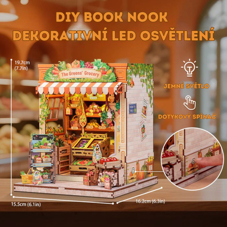 DIY Book Nook - The Greens' Grocery | The Greens' Grocery Cutebee
