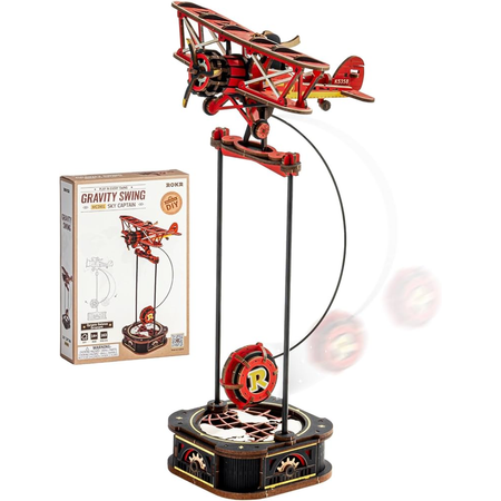 Sky Captain, kyvadlové letadlo – 3D puzzle ROKR, balanc