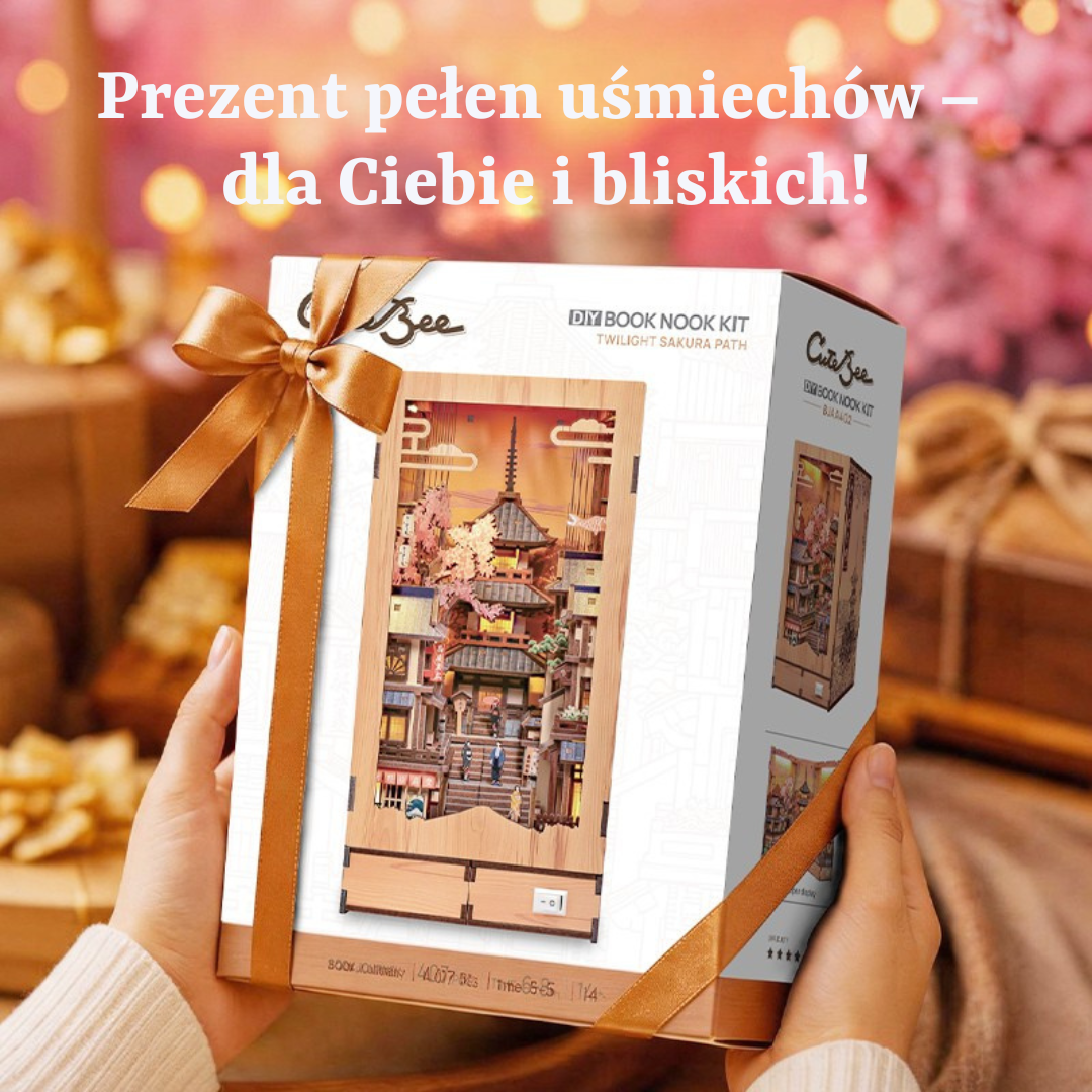 Twilight Sakura Path – DIY Book Nook CuteBee | 3D puzzle Dárek – nápad na dárek