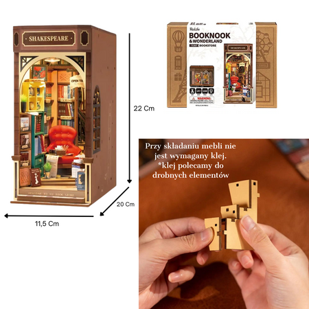 DIY Book Nook - Shakespeare Bookstore | Rolife