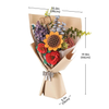 Dřevěné Puzzle 3D květinové kytice | Model DIY Robotime