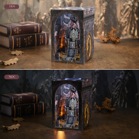 DIY Book Nook - Trůn z kostí | Minicity Miniature House