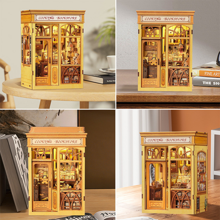 DIY Book Nook - Kuchařská knihkupectví | Cutebee
