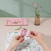 Pink Tulip – 3D puzzle Robotime, dřevěná kytice s hrací skříňkou