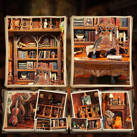 Time Book House – DIY Book Nook Joincon | 3D puzzle Dárek