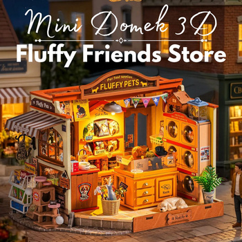 DIY Miniaturní domeček - Fluffy Friends Hub | Rolife