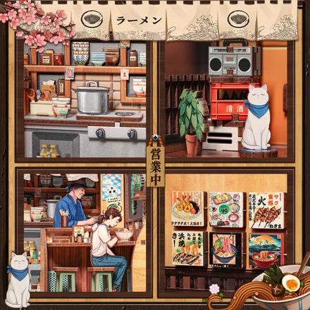 DIY Book Nook - Ramen Oishii Kyoto | Cutebee