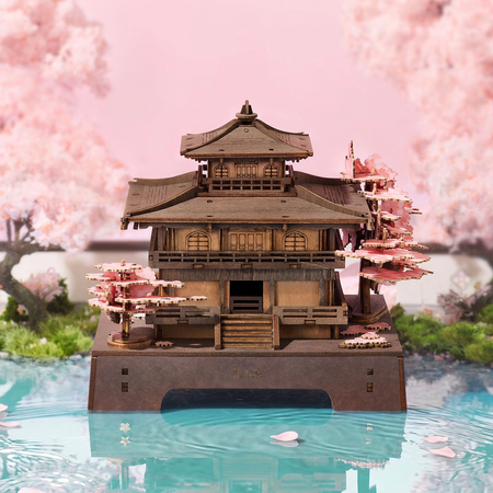 Sakura Pavilion – 3D puzzle Rolife, japonský zenový pavilon