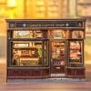 DIY miniaturální domeček - Corner Coffee Shop | The Miniature House Cutebee