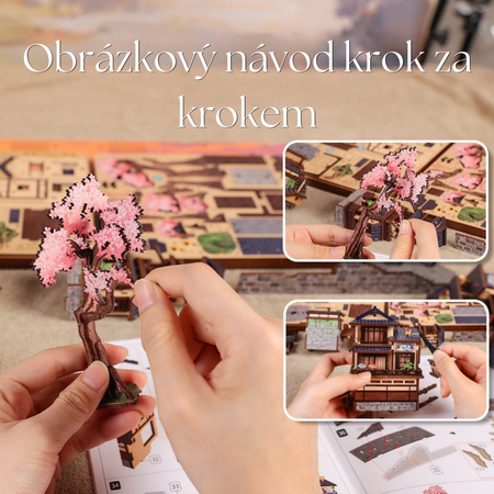 Twilight Sakura Path – DIY Book Nook CuteBee | 3D puzzle Dárek