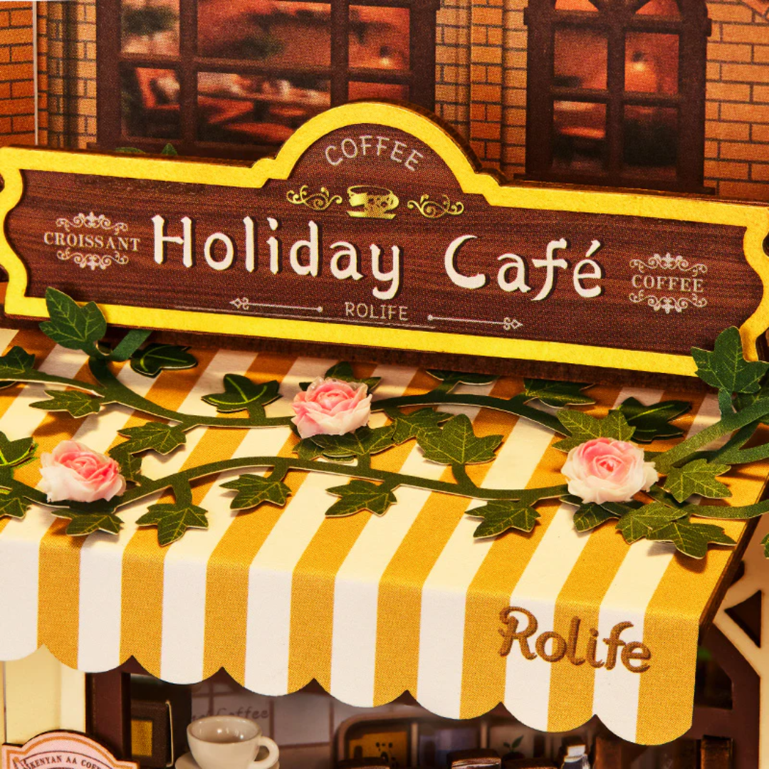 Vitrína plná pečiva – DIY Book Nook - Holiday Cafe | Rolife
