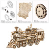 Dřevěná stavebnice Puzzle 3d - Lokomotiva | Robotime ROKR
