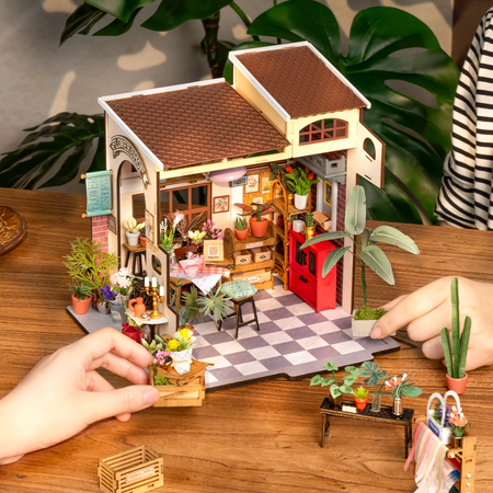 Mini 3D dům - Emily's Flower Shop I Rolife