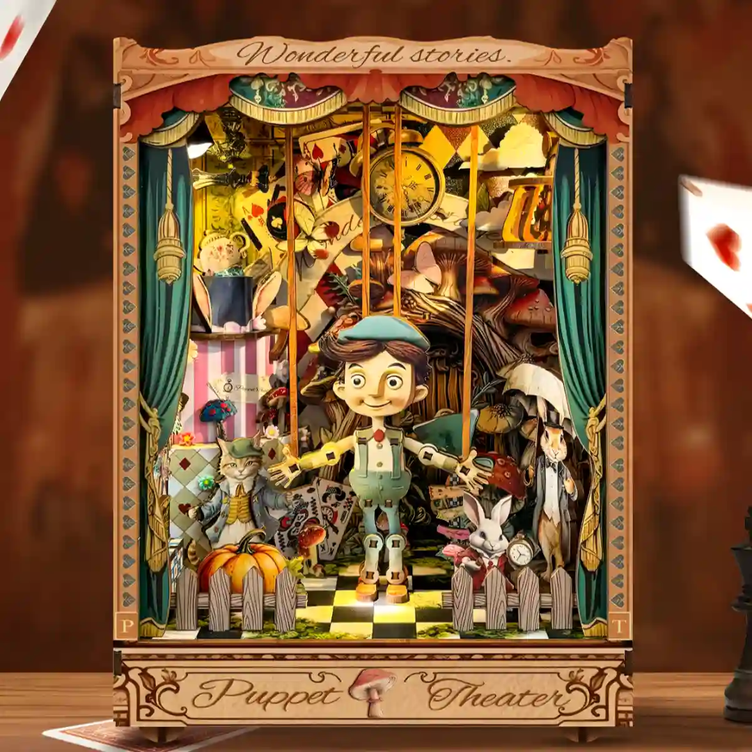 Puppet Theatre – DIY Book Nook Joincon | 3D puzzle Dárek – nápad na dárek