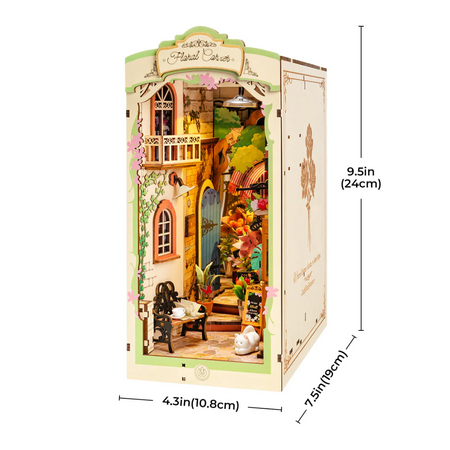 DIY Book Nook - Floral Corner | Rolife