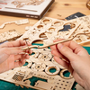 Dřevěná stavebnice Puzzle 3D - Parní lokomotiva a Rolife