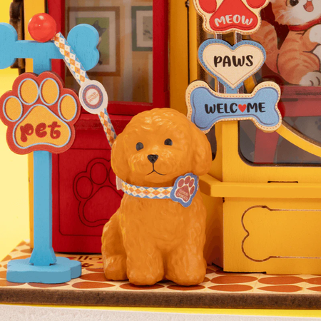 Pawfect Pet Shop - Dřevěná sada puzzle 3D | Rolife