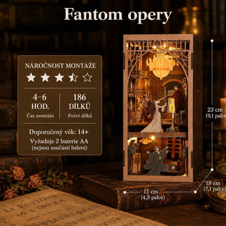 DIY Book Nook - The Phantom of the Opera | MiniCity